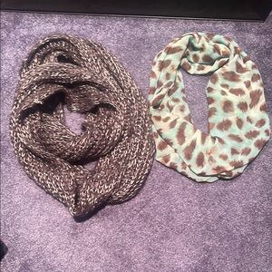 Chic Black and Silver Scarves and Wraps